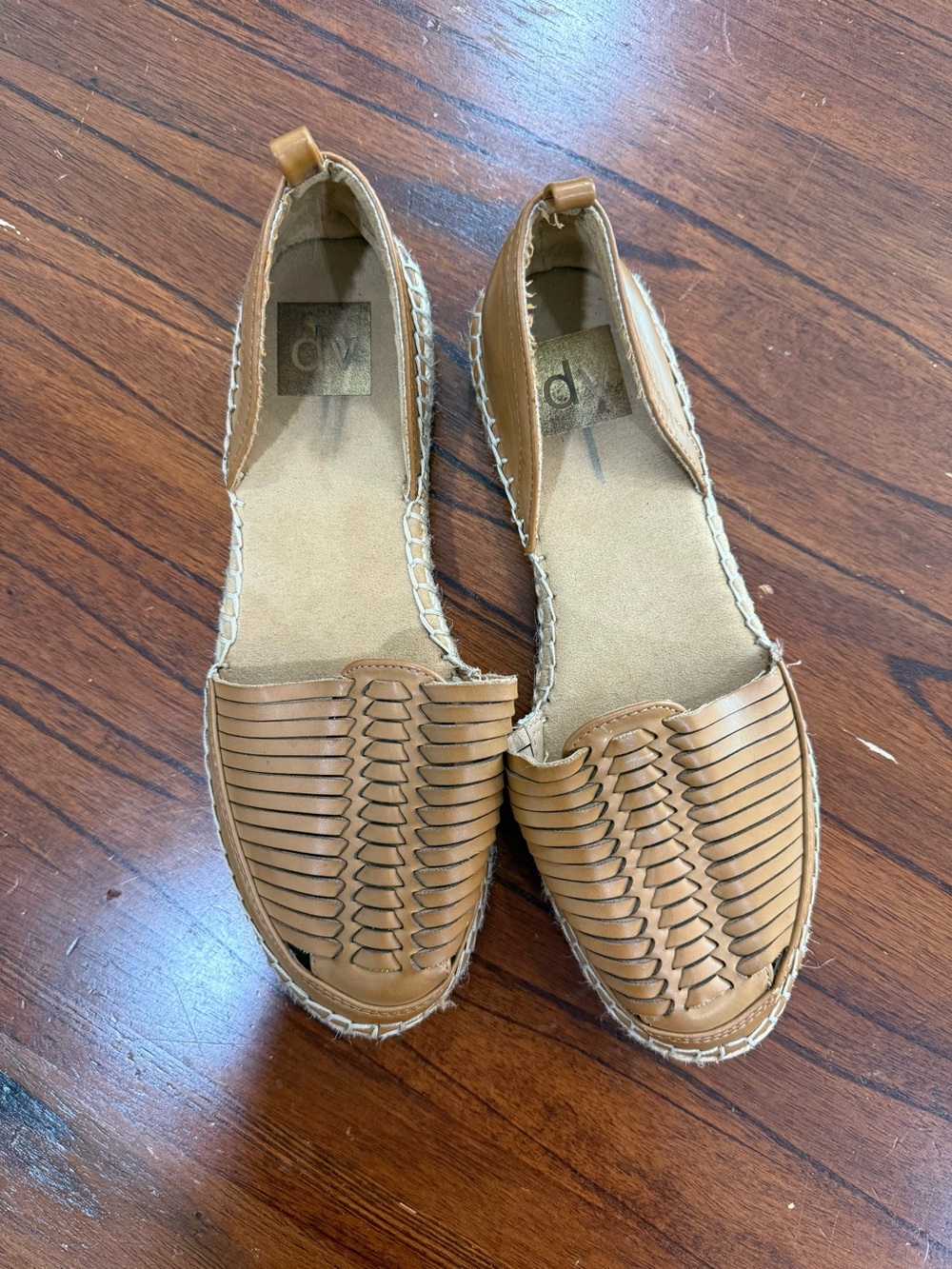 Women’s Tan Woven Slip-On Flats - Dolce Vita fisherman